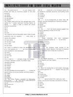 Đề thi TOEIC năm 2009 mã đề 04c