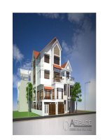 Thiết kế nhà 5 tầng trên diện tích 130m2 docx