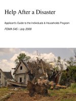 Help After a Disaster Applicant’s Guide to the Individuals & Households Program pdf