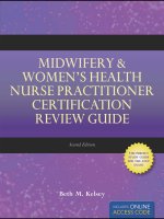MIDWIFERY & WOMEN’S HEALTH NURSE PRACTITIONER CERTIFICATION REVIEW GUIDE ppt