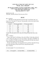 đề thi thực hành-quản trị doanh nghiêp vừa và nhỏ-mã đề thi qtdnvvn-th(37)