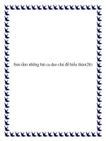 Chủ đề báo hiếu trong những bài ca dao cổ doc