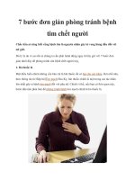 7 bước đơn giản phòng tránh bệnh tim chết người pdf