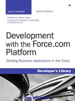 Praise for Development with the Force.com Platform, Second Edition docx