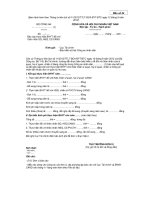 MẪU Báo cáo thực hiện BHYT đối với thân nhân SQ, HSQ, CS CAND potx