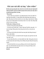 Khi con nói dối và hay “cầm nhầm” ppt