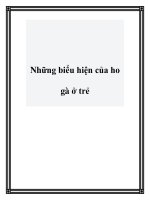 Những biểu hiện của ho gà ở trẻ docx