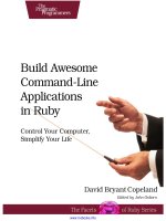 Build Awesome Command-Line Applications in Ruby doc