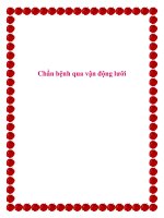 Chẩn bệnh qua vận động lưỡi. potx