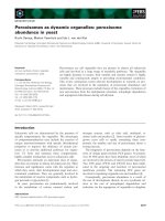 Báo cáo khoa học: Peroxisomes as dynamic organelles: peroxisome abundance in yeast docx