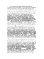television violence and its effect on children