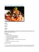 Gỏi rau cần thịt bò cho 8/3 thêm ý nghĩa docx