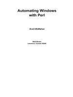 automating windows with perl - miller freeman 1999