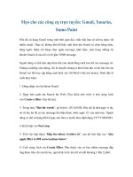 Mẹo cho các công cụ trực tuyến: Gmail, Xmarks, Sumo Paint pptx