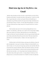 Đính kèm tập tin từ SkyDrive vào Gmail docx