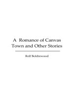 A Romance of Canvas Town and Other Stories pptx