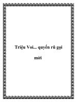 Triệu Voi... quyến rũ gọi mời pdf