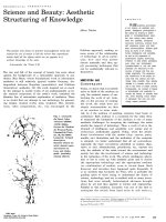 SCIENCE AND BEAUTY: AESTHETIC STRUCTURING OF KNOELEDGE pptx