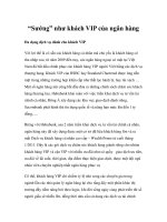 “Sướng” như khách VIP của ngân hàng pdf