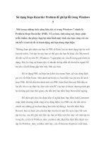 Sử dụng Steps Recorder Problem để ghi lại lỗi trong Windows 7 pdf