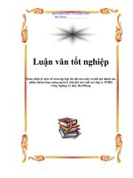 Luận văn tốt nghiệp: Hoàn thiện tổ chức kế toán tập hợp chi phí sản xuất và tính giá thành sản phẩm nhằm tăng cường quản lý chin phí sản xuất tại công ty TNHH Công Nghiệp Ắc Quy Hải Phòng potx