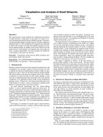 16 - visualization and analysis of email networks