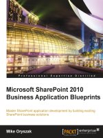 Microsoft SharePoint 2010 Business Application Blueprints pptx