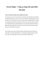 Screen Sniper - Công cụ chụp ảnh màn hình đơn giản pptx