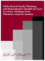 Clinic-Based Family Planning and Reproductive Health Services in Africa: Findings from Situation Analysis Studies pptx