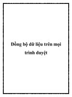 Đồng bộ dữ liệu trên mọi trình duyệt pptx