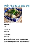 Miến nấu bò và đậu phụ potx