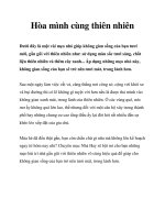 Hòa mình cùng thiên nhiên pdf