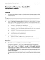 International Accounting Standard 40 Investment Property ppt