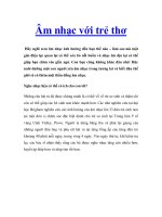 Âm nhạc với trẻ thơ potx