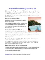 9 quan điểm của 1 người cha vĩ đại