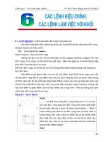 chương 6 : các lệnh hiệu chỉnh và làm việc với khối trong autocad