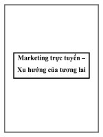 Marketing trực tuyến – Xu hướng của tương lai pptx