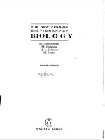 THE NEW PENGUIN DlCTIONARY OF BIOLOGY ppt
