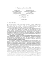 Copulas and credit models doc