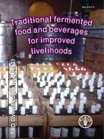 TRADITIONAL FERMENTED FOOD AND BEVERAGES FOR IMPROVED LIVELIHOODS pptx