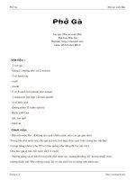 Phở Gà ppt