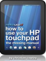 How To Use Your HP Touchpad: The Missing Manual