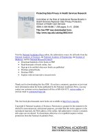 Protecting Data Privacy in Health Services Research pptx