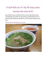 8 cách hiểu sai về việc bổ sung canxi mà bạn nên sớm từ bỏ pptx