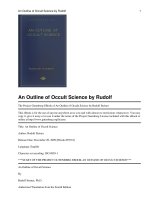 An Outline of Occult Science potx