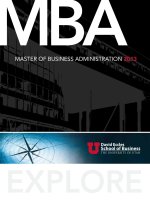 MBA MASTER OF BUSINESS ADMINISTRATION 2013 doc