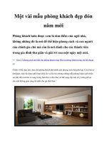 Một vài mẫu phòng khách đẹp đón năm mới docx