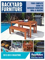 YOUR COMPLETE GUIDE TO OUTDOOR FURNITURE BBQs & HEATING 2012-2013 COLLECTION pot