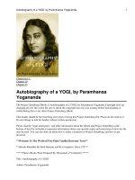 Autobiography of a YOGI ppt