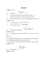 Đề thi thử đại học môn toán năm 2013 - THPT Lý Thường Kiệt - Hải Phòng - Đề số 68 ppt